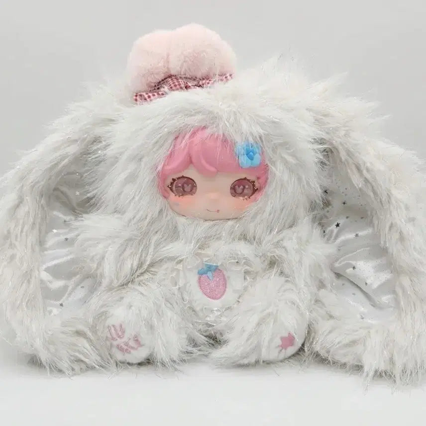 [BUNJANG] Bearbrick Lucky Rabbit 400% White (Water Eyes, Two Eyes) / 베이비쓰리 럭시래빗 400% 화이트 (물눈 투눈)