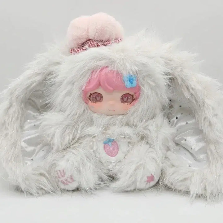 [BUNJANG] Bearbrick Lucky Rabbit 400% White (Water Eyes, Two Eyes) / 베이비쓰리 럭시래빗 400% 화이트 (물눈 투눈)