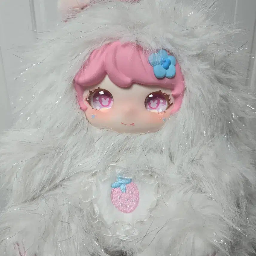 [BUNJANG] Bearbrick Lucky Rabbit 400% White (Water Eyes, Two Eyes) / 베이비쓰리 럭시래빗 400% 화이트 (물눈 투눈)
