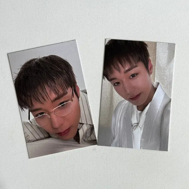 [BUNJANG] Park Jihoon Singles Japan Glasses Photocard Bundle Set / 박지훈 안경 포카 싱글즈 재팬