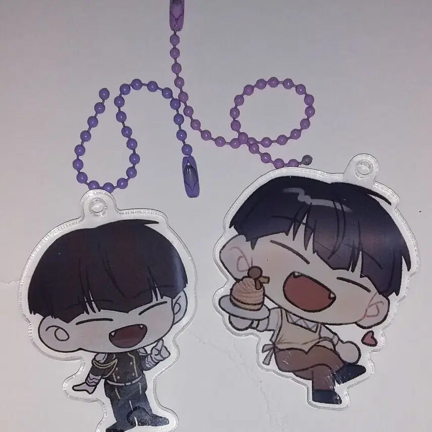 [BUNJANG] Kaiju No. 8 Hoshina Cafe Keychain Bundle / 괴수8호 호시나 비공식 카페 키링 일괄 나루미