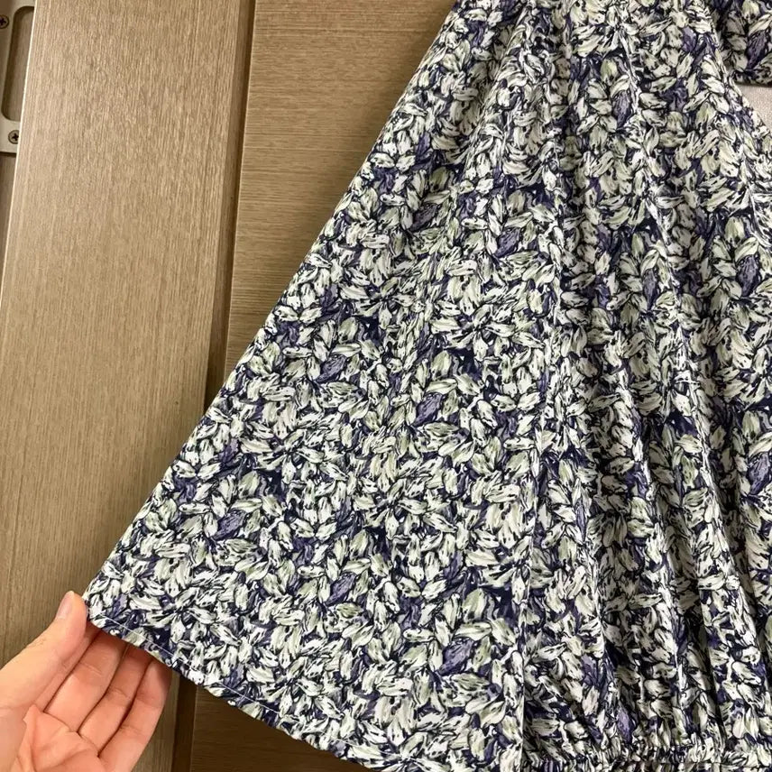 [BUNJANG] Gongu Woman Flower Long Dress (Size 77-88) / (새상품) 공구우먼 플라워 롱원피스(77-88)