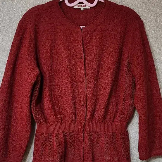 [BUNJANG] Bicolicque Red Cardigan / 비꼴리끄 가디건 레드