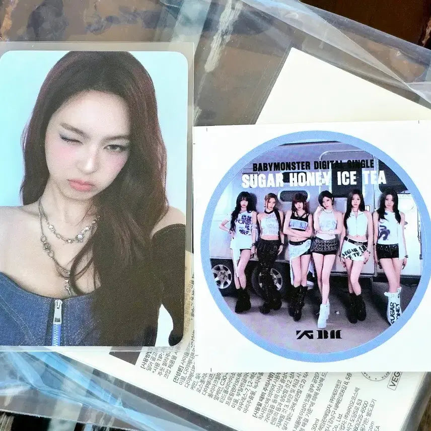 [BUNJANG] BABYMONSTER Chiquita Photocard Sticker / [일관]베이비몬스터 치키타 공방 포카  스티커 2개