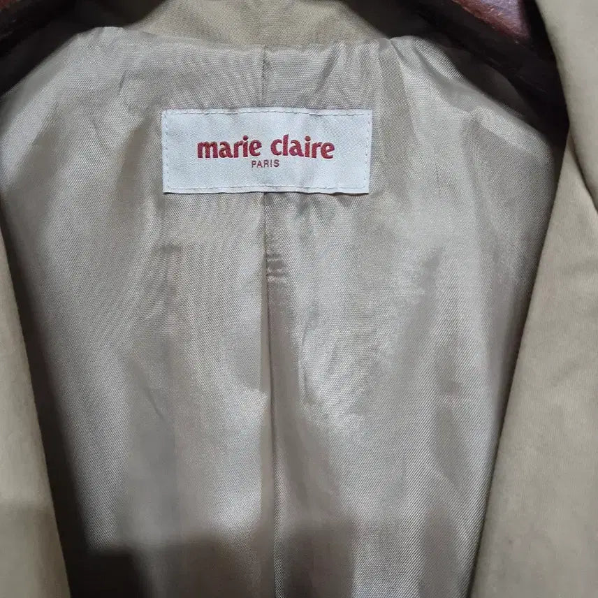 [BUNJANG] Marie Claire Trench Coat Beige Size 95 / 마리끌레르 트렌치 코트 베이지95