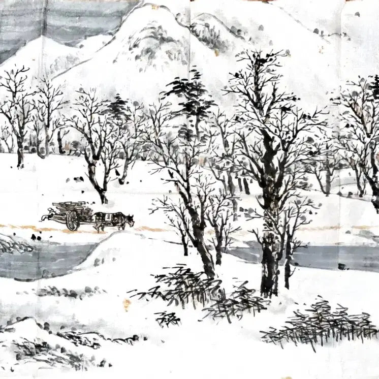 [BUNJANG] Cho Dae-jin Traditional Landscape Painting Bundle (Set of 3) / [3점 일괄] 청파 조대진 근현대 정통 산수화 (수촌춘효/추강만도/정초)