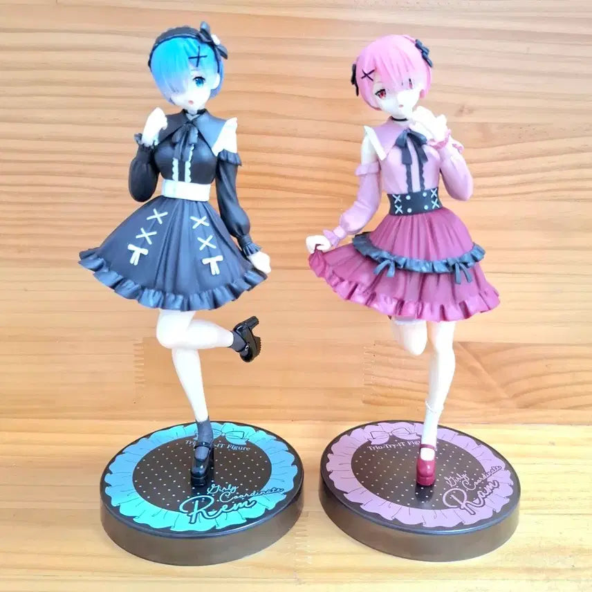 [BUNJANG] Re:Zero Ram &amp; Rem Jirai Kei Figure Set / 리제로 렘 람 지뢰계 피규어