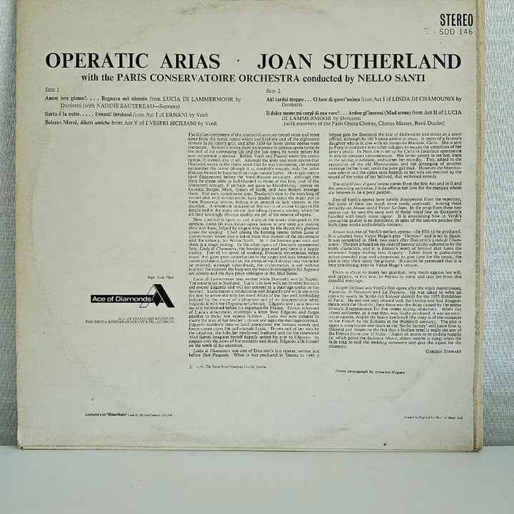 [BUNJANG] Joan Sutherland Opera Arias LP / 조안 서덜랜드 -오페라 아리아  LP