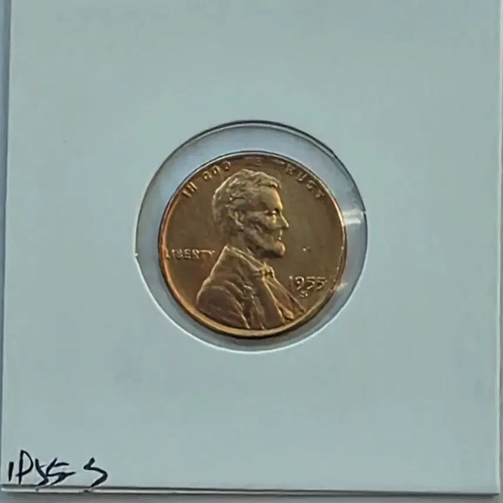 [BUNJANG] 1955-S Lincoln 1 Cent Uncirculated Penny / 링컨 1센트 1955_S 년도 샌프란시스코 미사용 페니