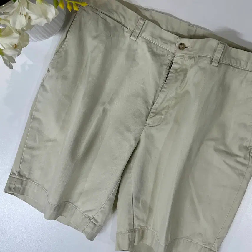 [BUNJANG] Polo Ralph Lauren Ivory Chino Shorts / 폴로 랄프로렌 아이보리 치노 반바지 팬츠