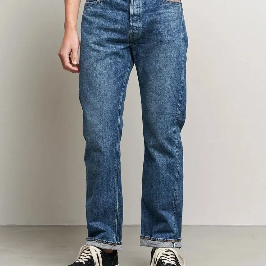 [BUNJANG] Orslow 105 2year Wash Short Length Denim Jeans - Size 3 / Orslow(오어슬로우) 105 2year 숏기장 버전 3사이즈 데님