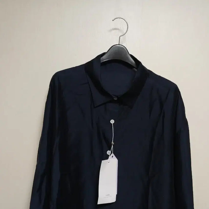 [BUNJANG] HANE Tencel Shirt Navy (S) New / 무신사 HANE 하네 텐셀 셔츠 S 새상품