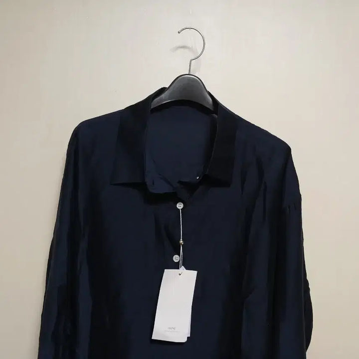 [BUNJANG] HANE Tencel Shirt Navy (S) New / 무신사 HANE 하네 텐셀 셔츠 S 새상품