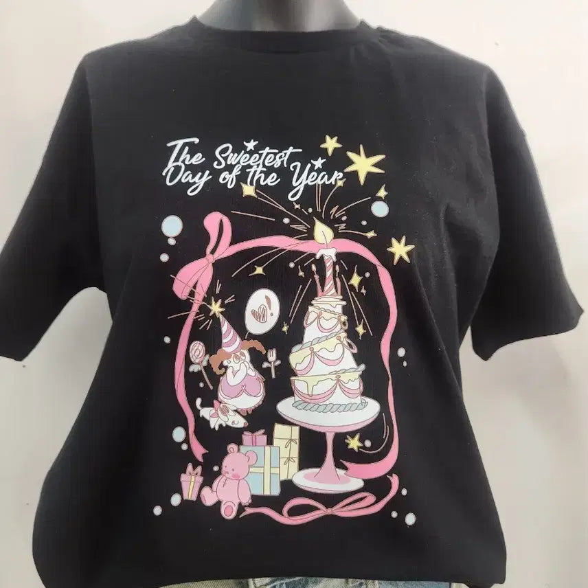 [SOLD OUT] 케익프린팅여름반팔티(새상품)