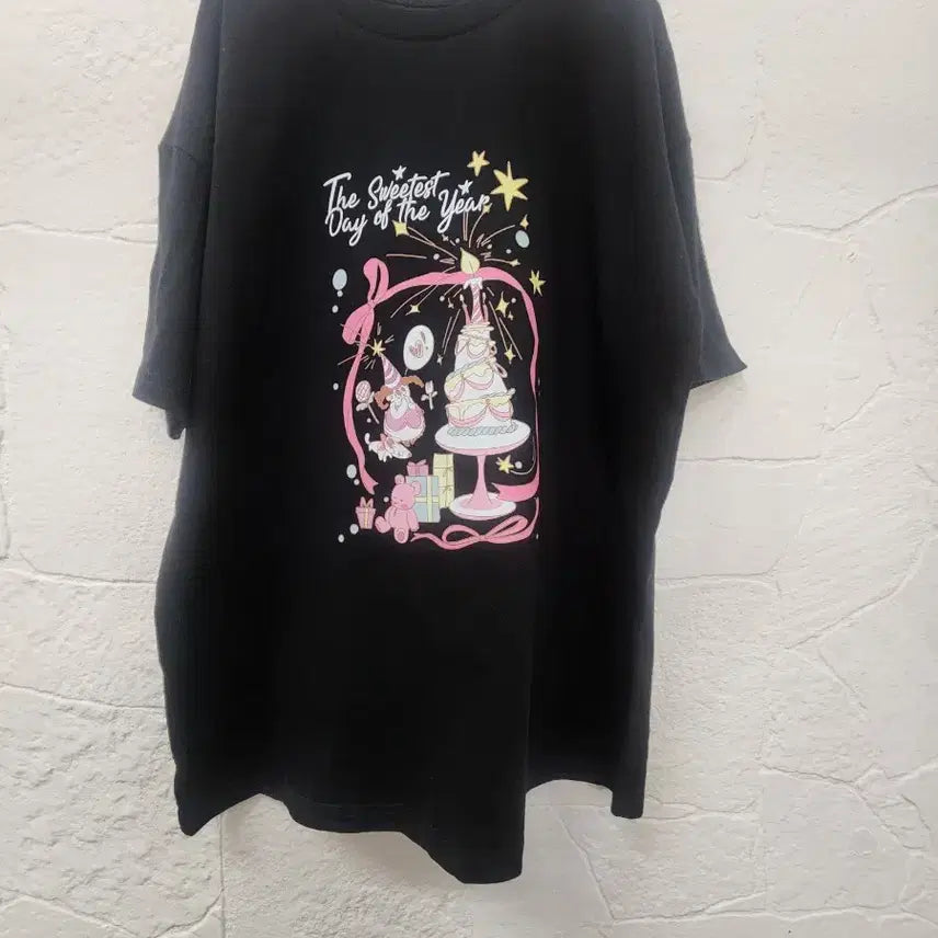 [SOLD OUT] 케익프린팅여름반팔티(새상품)