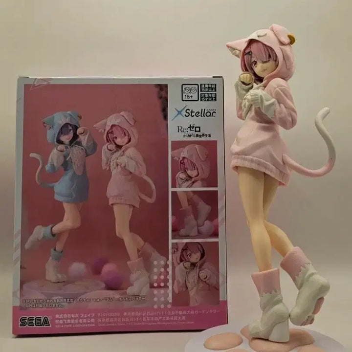 [BUNJANG] Re:Zero Ram Mofumofu Figure (Sealed) / [미개봉]"리제로부터시작하는이세계생활" 람 모후모후 스텔라 피규어