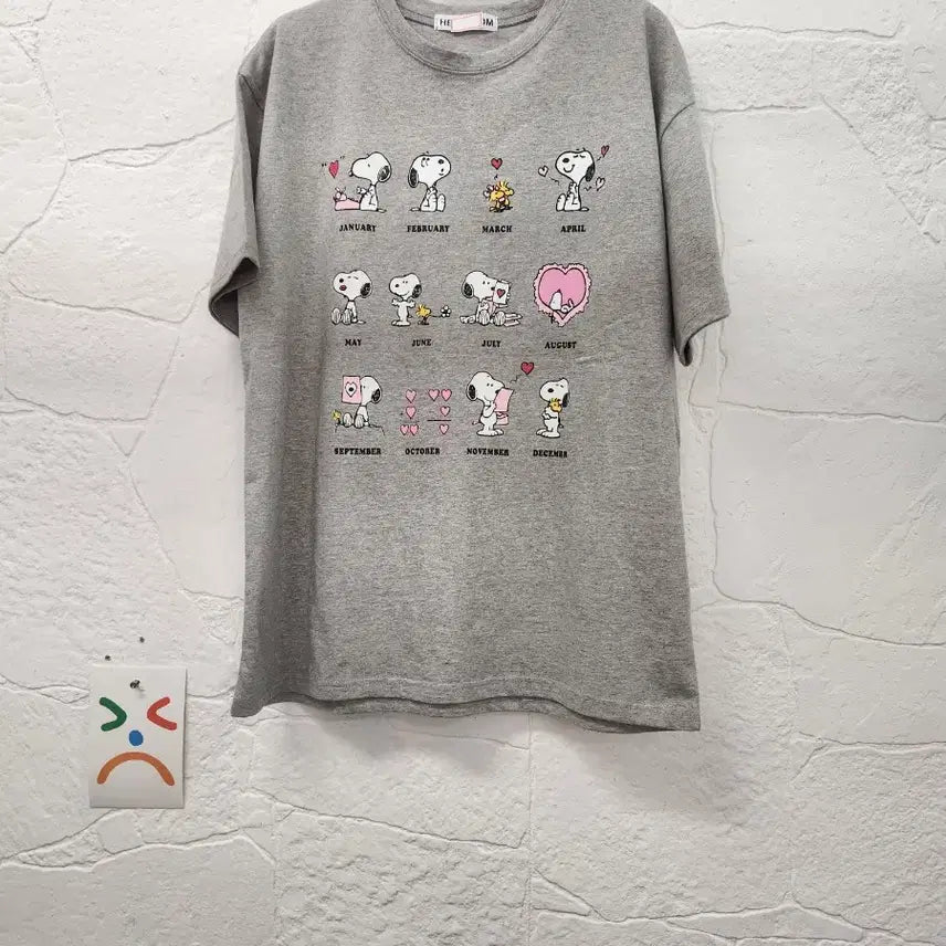 [SOLD OUT] 스누피나염 오버핏 여름 반팔티 (새상품)