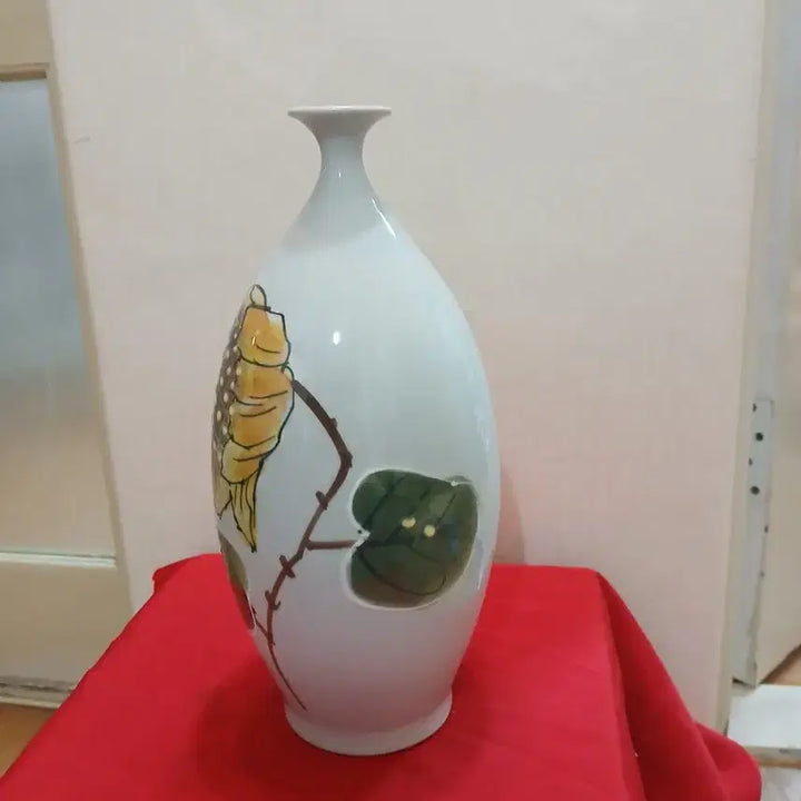 [BUNJANG] Sunflower White Porcelain Vase / 해바라기 백자