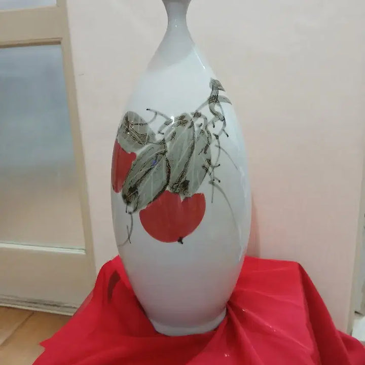 [BUNJANG] Persimmon White Porcelain Vase / 감나무 백자