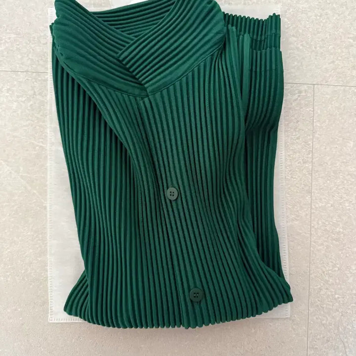 [BUNJANG] Homme Plissé Oversized SS Shirt Green Size 4 / 옴므플리세 Mc May Oversized Ss Shirt 4