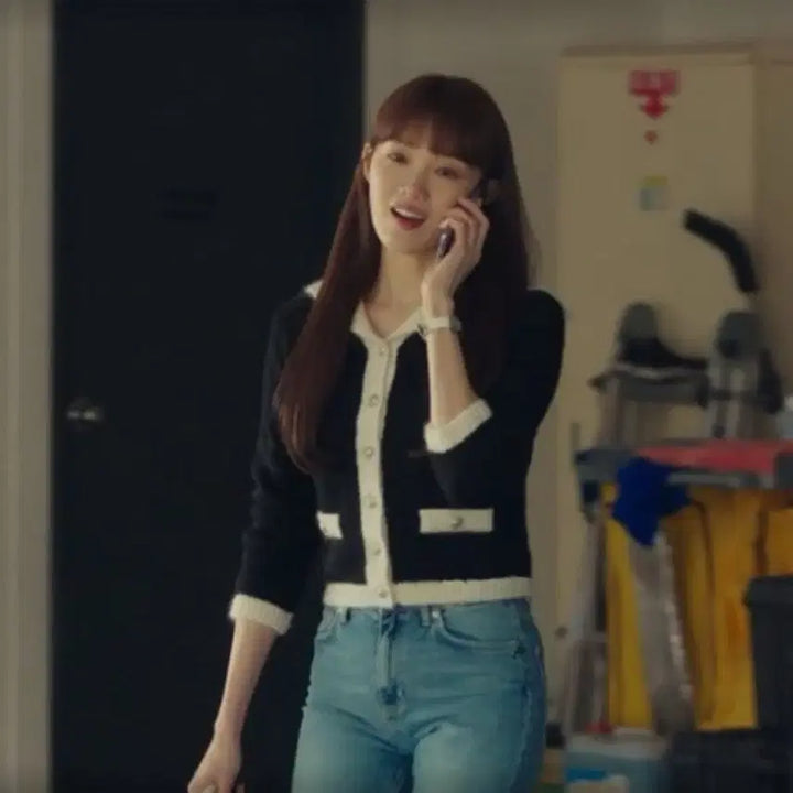 [BUNJANG] Maje Sailor Knit Cardigan Size 2 Lee Sung-kyung / 마쥬 세일러 니트 가디건 2사이즈 이성경