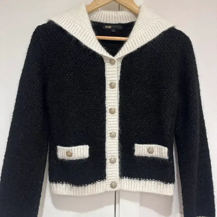[BUNJANG] Maje Sailor Knit Cardigan Size 2 Lee Sung-kyung / 마쥬 세일러 니트 가디건 2사이즈 이성경