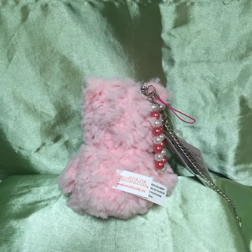 [BUNJANG] Monchhichi Pink Bear Keyring Strap SS Vintage / ~6/30까지 할(무배/당일배송) 고전 핑크베어 몬치치 키링 스트랩 SS