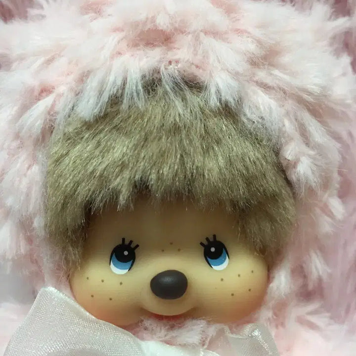[BUNJANG] Monchhichi Pink Bear Keyring Strap SS Vintage / (~19시이전 주문 당일배송)고전 핑크베어 몬치치 키링 스트랩 SS