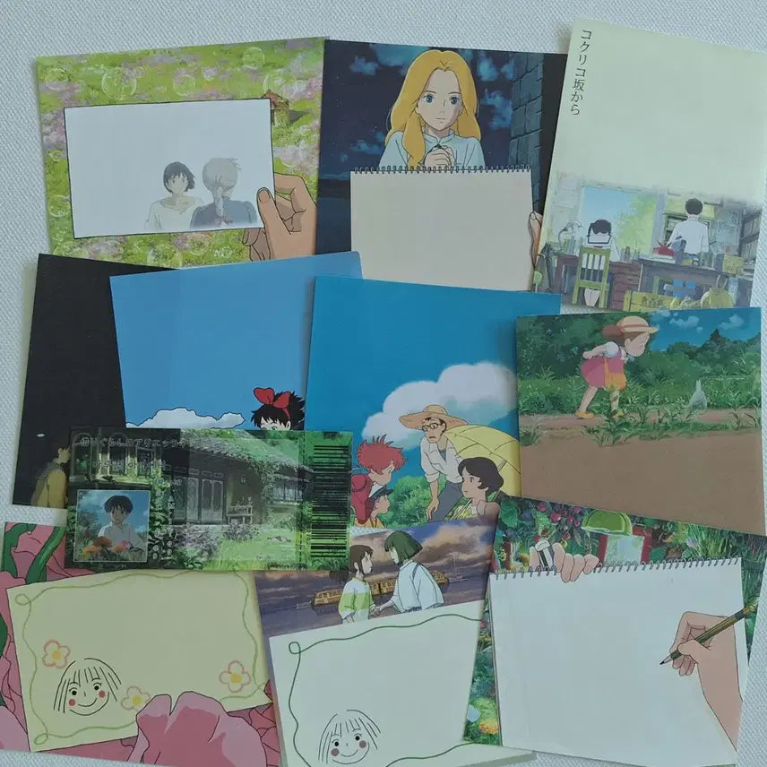 [BUNJANG] Ghibli Anime Character Memo Pad (65+ Sheets) / 지브리 떡메 무중복 65장 이상