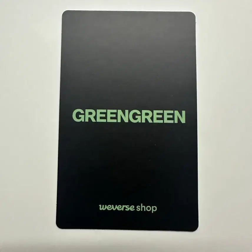 [BUNJANG] Hoon Weverse POB Photocard / 그린그린 주훈 위버스 특전 팝니다