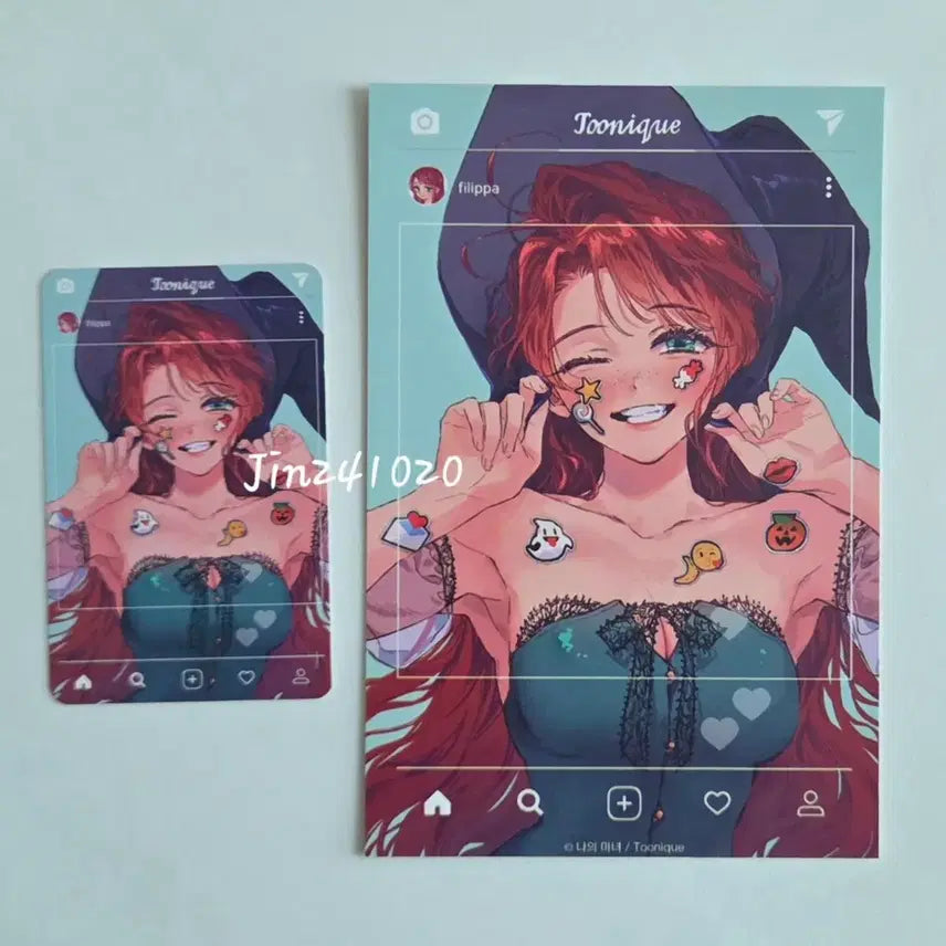 [BUNJANG] My Witch Filipa Lily Postcard, Hologram Photocard Set / [개별] 나의 마녀 필리파 릴리 엽서, 홀로그램 포토카드 세트