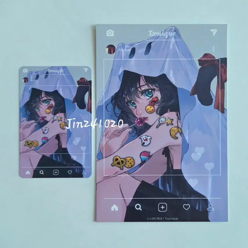 [BUNJANG] My Witch Filipa Lily Postcard, Hologram Photocard Set / [개별] 나의 마녀 필리파 릴리 엽서, 홀로그램 포토카드 세트