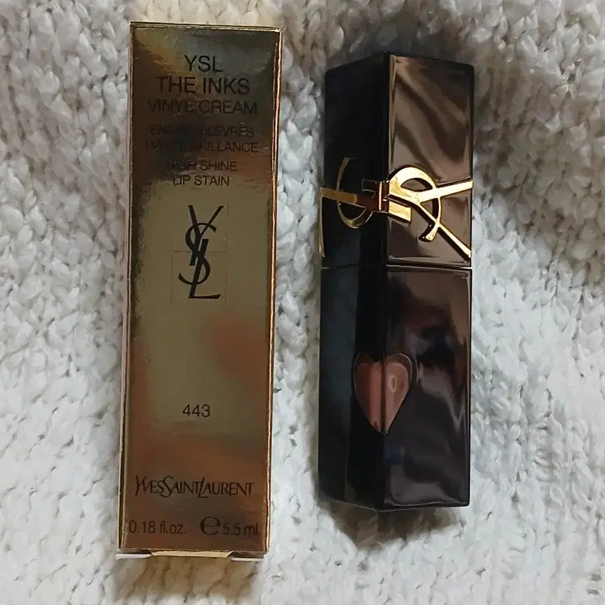 [BUNJANG] Yves Saint Laurent Vinyl Cream Lip Stain - 443 / 입생로랑 바이닐 크림 틴트 - 443