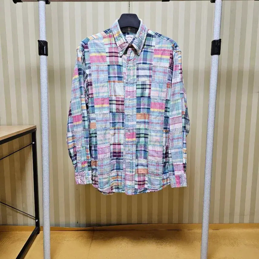 [BUNJANG] Brooks Brothers Madras Patch Shirt L / 브룩스브라더스 셔츠 마드라스 L