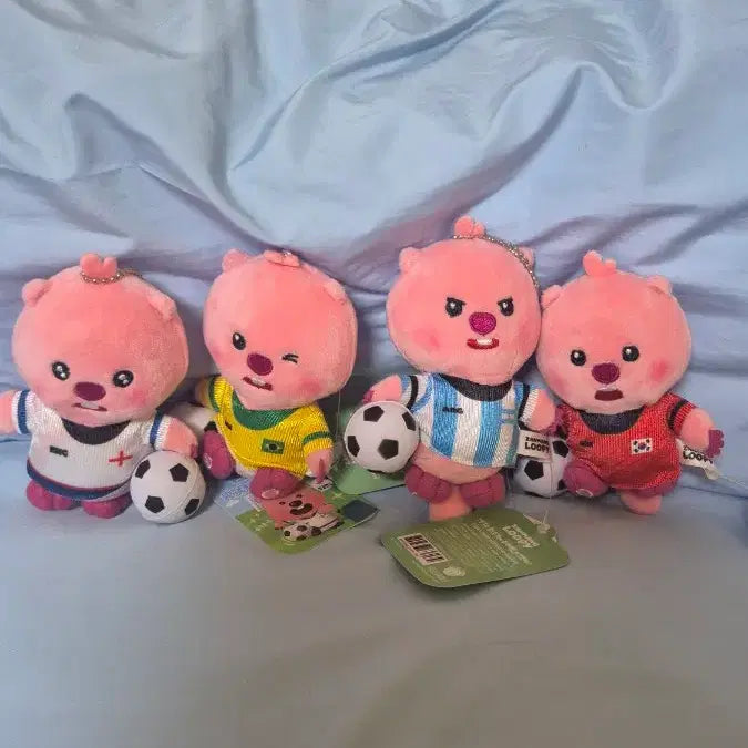 [BUNJANG] Janggeum Rooopy World Cup Bag Charm Keychain (New) / 잔망루피월드컵 가방고리 키링 새상품