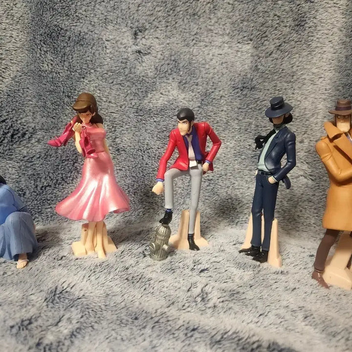 [BUNJANG] Lupin the Third Main Characters 5-Figure Full Set / 루팡 3세 주연 5인방 피규어 풀세트  (루팡/후지코/지겐/고에몬/제니가