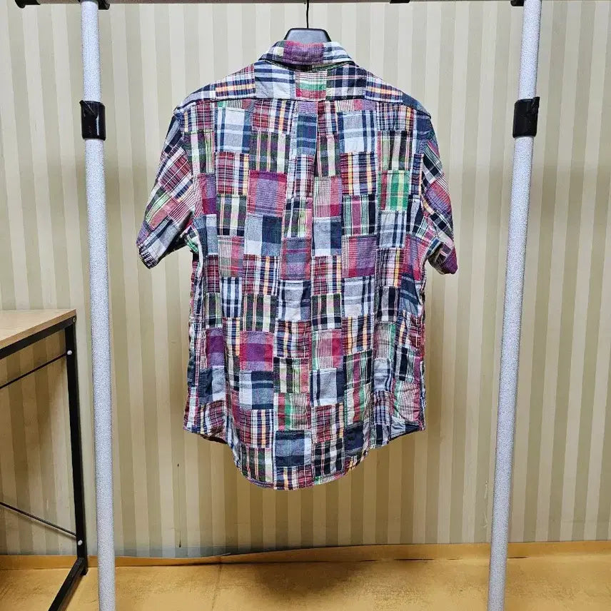 [BUNJANG] Polo Madras Shirt LL / 폴로 셔츠 마드라스 LL