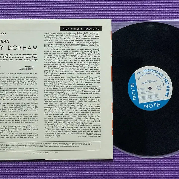 [BUNJANG] Kenny Dorham Afro-Cuban Blue Note LP (Toshiba EMI Pressing) / [Jazz] 블루노트 Kenny Dorham LP