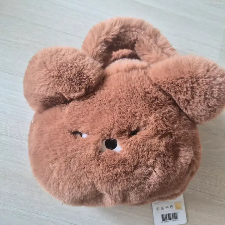 [BUNJANG] Wasabi Bear Fur Tote Bag / 와사비베어 토트백