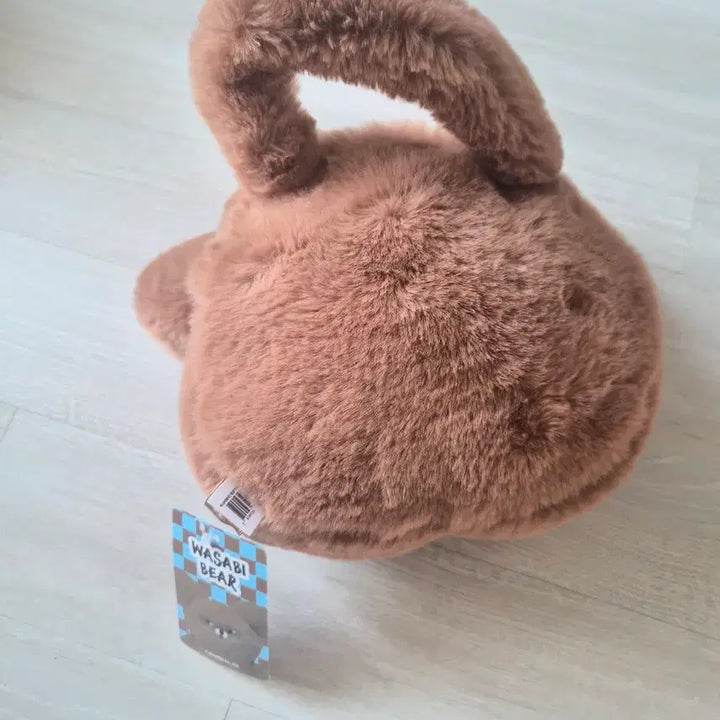 [BUNJANG] Wasabi Bear Fur Tote Bag / 와사비베어 토트백