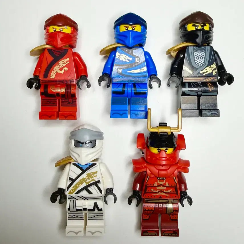 [BUNJANG] Lego Ninjago Legacy Kai, Jay, Cole, Zane, Nya Minifigures / 레고 닌자고 레거시 카이 제이 콜 쟌 니야 미니피겨