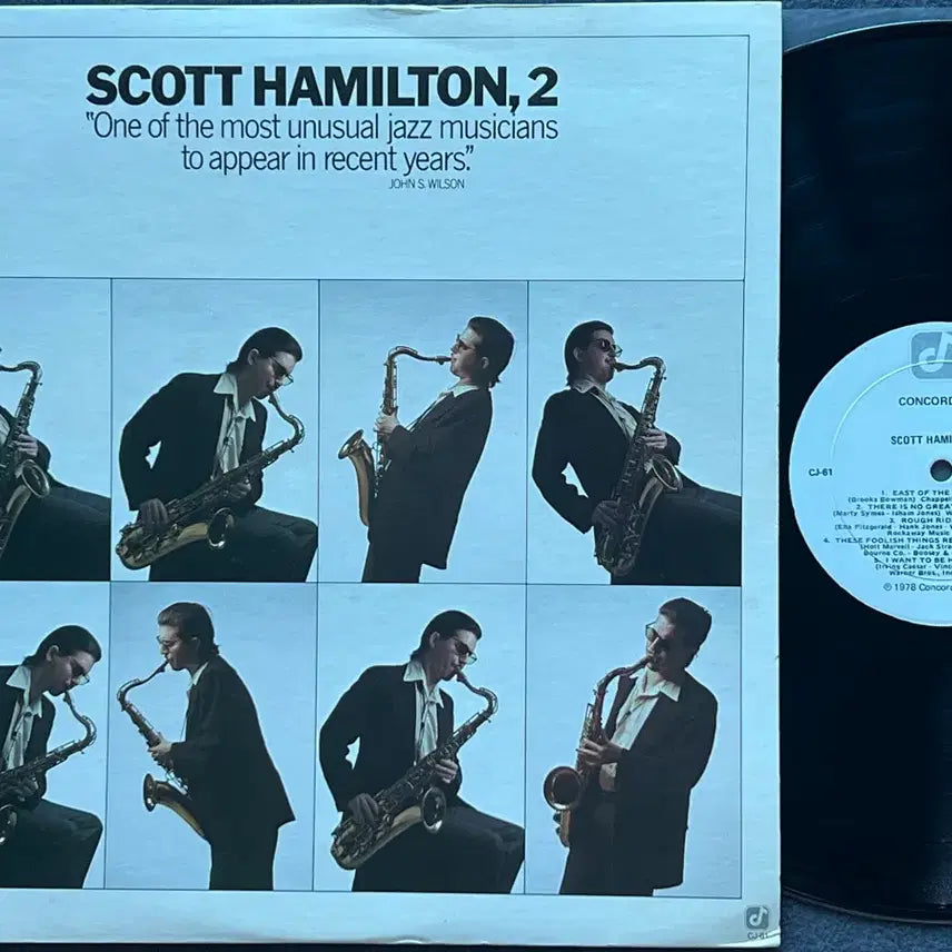 [BUNJANG] Scott Hamilton LP - Scott Hamilton, Vol. 2 (US First Press) / LP : Scott Hamilton - Scott Hamilton, 2