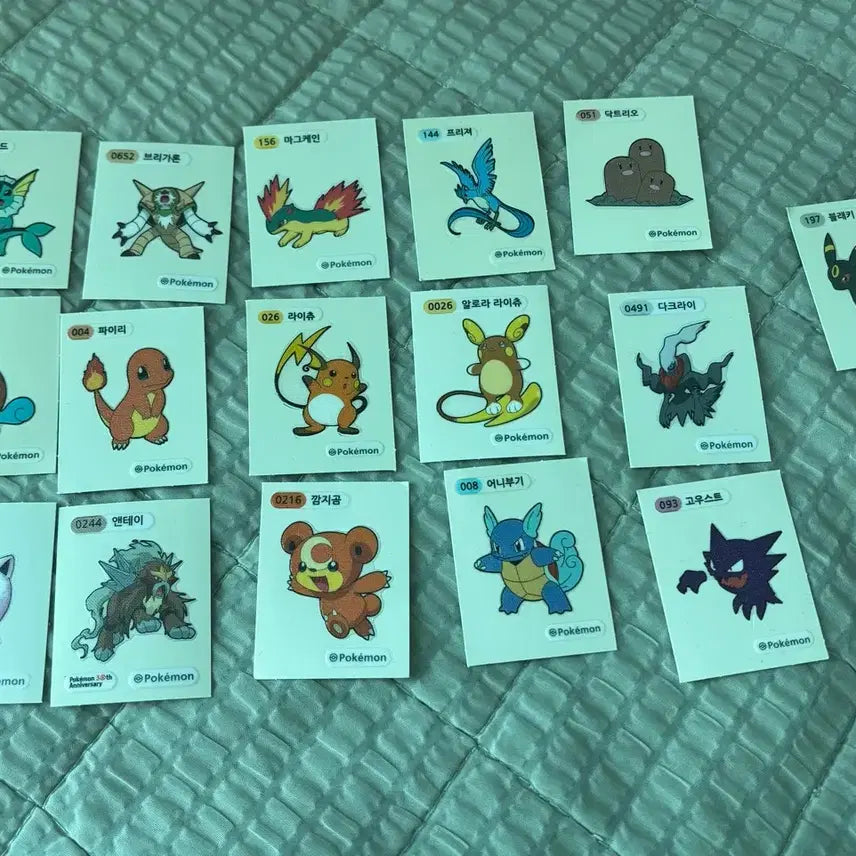 [BUNJANG] Pokemon Stickers Collection / 포켓몬 띠부씰