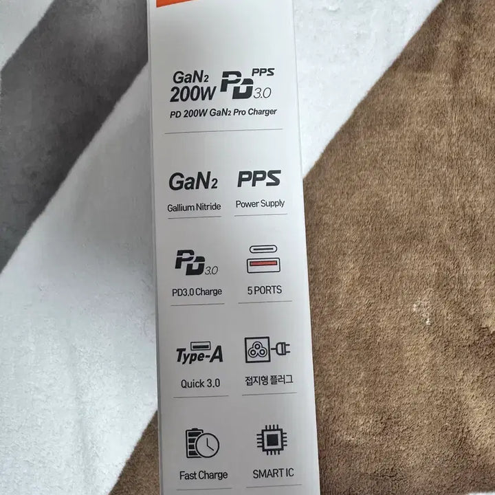 [BUNJANG] Um2 200W Gan2 Fast PD Charger / Um2 200W Gan2 고속 PD 충전기