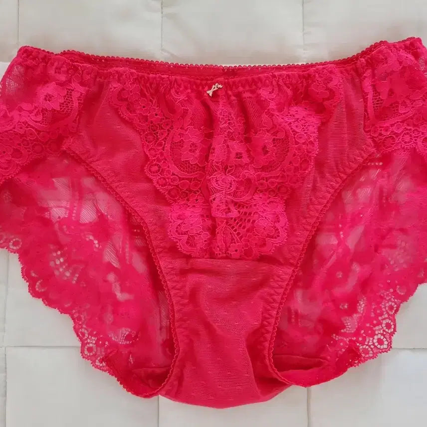[SOLD OUT] (중고) 레드 플라워 여성팬티