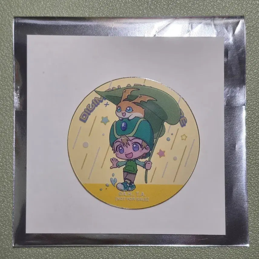 [BUNJANG] Digimon Cafe Random Goods Rikidmon &amp; Patamon Trading Card / 애니메이트 디지몬 카페 랜덤 굿즈 3만원 특전 리키 파닥몬 판매