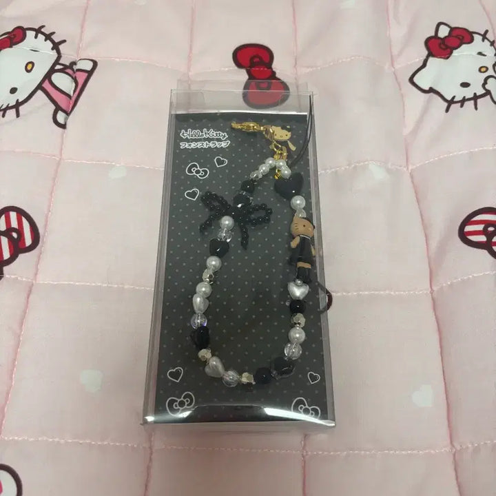 [BUNJANG] Sanrio Hello Kitty Style Up Beaded Strap / 산리오 헬로키티 키티 스타일업 비즈 스트랩