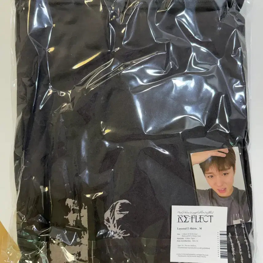 [BUNJANG] Park Ji Hoon Reflect Layered T-Shirt - Size M / 박지훈 리플렉트 레이어드 티셔츠 M
