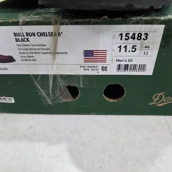 [SOLD OUT] Danner Bull Run Chelsea 6" Black US 11.5