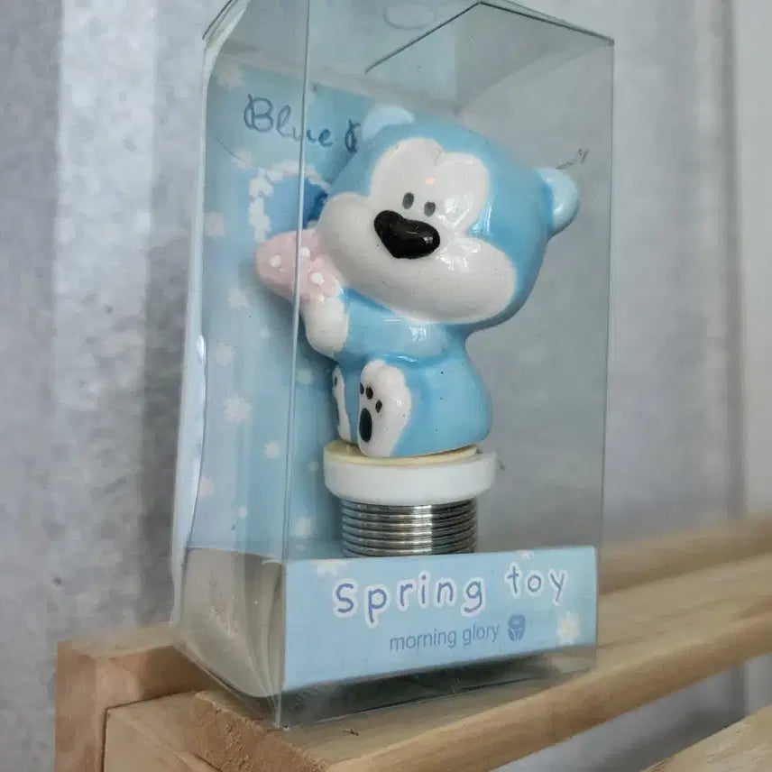 [BUNJANG] Classic Blue Bear Spring Toy Vintage Stationery / 고전 블루베어 스프링 토이 고전문구